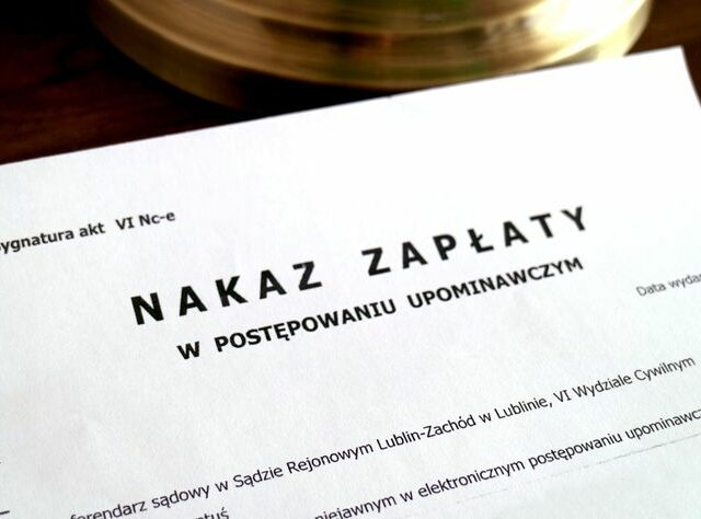 Nakaz zapłaty z sądu – co zrobić po jego otrzymaniu?